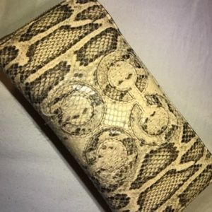 Coach snakeskin Wallet